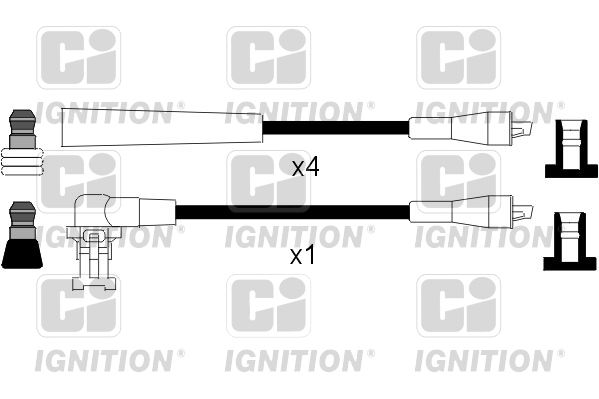 QUINTON HAZELL Комплект проводов зажигания XC134